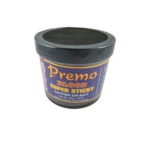 Premo Magic Bait Blood Super Sticky Catfish Dip 20oz In Jar Fish Lure Hook